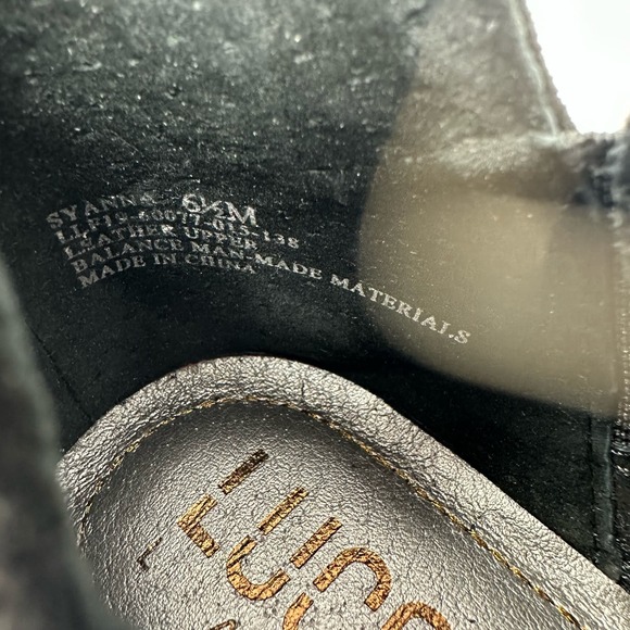 Lucca Lane size 6.5 black booties Syanna leather studded side zip NWOT‎ / NWOB - Picture 8 of 9